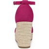 image:imageAllegra K Women Platform Espadrille Wedge Open Toe Ankle Strap Sandals  TPR outsole EVA wedge Wedge heel Party Office Casual Dating Evening Open toe Ankle strap PlatformHot Pink