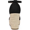 image:imageAllegra K Women Platform Espadrille Wedge Open Toe Ankle Strap Sandals  TPR outsole EVA wedge Wedge heel Party Office Casual Dating Evening Open toe Ankle strap PlatformBlack