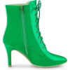 image:imageAllegra K Women Pointed Toe Stiletto Heel Lace Up Ankle Boots  Stiletto heel Comfortable fit Night out ABS outsole Pointed toe Lace up 33 inch heel 55 inch shaftGrass Green