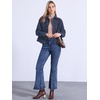 image:imageAllegra K Corduroy Jacket for Women Long Sleeve Button Down Outerwear  Corduroy Shacket Casual Fall Winter Outerwear Long Sleeve Button Up Jacket Front Pockets Lapel CollarDark Blue