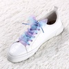 image:imageAllegra K Gradient Organza Casual Wide Shoelaces 1 Pair  Unisex High Tops And Canvas Shoes Hiking And Trekking Gradient Color Shoelaces Replace Shoelaces CasualBlue Purple