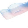 image:imageAllegra K Gradient Organza Casual Wide Shoelaces 1 Pair  Unisex High Tops And Canvas Shoes Hiking And Trekking Gradient Color Shoelaces Replace Shoelaces CasualBlue Pink