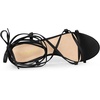 image:imageAllegra K Women Faux Leather Strappy Lace Up Open Toe Kitten Heels Sandals  ABS Heel 2 38 Inches Party Office Wedding DatingBlack
