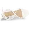 image:imageAllegra K Women Faux Leather Strappy Lace Up Open Toe Kitten Heels Sandals  ABS Heel 2 38 Inches Party Office Wedding DatingWhite
