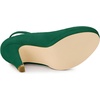 image:imageAllegra K Women Low Platform Round Toe Stiletto Heels Ankle Strap Pumps  Pumps With Closed Toe 3 78 inches Heel Comfortable Heel Pump Summer Dress Shoes for Party OfficeGreen