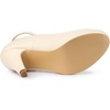 image:imageAllegra K Women Low Platform Round Toe Stiletto Heels Ankle Strap Pumps  Pumps With Closed Toe 3 78 inches Heel Comfortable Heel Pump Summer Dress Shoes for Party OfficeBeige