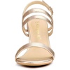 image:imageAllegra K Women Open Toe Slingback Chunky Heel Ankle Strap Sandals  3Inch Chunky Heel Adjustable Buckle Open Toe Slingback Party Office Evening Casual DatingRose Gold