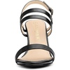 image:imageAllegra K Women Open Toe Slingback Chunky Heel Ankle Strap Sandals  3Inch Chunky Heel Adjustable Buckle Open Toe Slingback Party Office Evening Casual DatingBlack