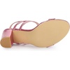 image:imageAllegra K Women Open Toe Slingback Chunky Heel Ankle Strap Sandals  3Inch Chunky Heel Adjustable Buckle Open Toe Slingback Party Office Evening Casual DatingPink