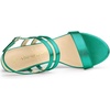 image:imageAllegra K Women Open Toe Slingback Chunky Heel Ankle Strap Sandals  3Inch Chunky Heel Adjustable Buckle Open Toe Slingback Party Office Evening Casual DatingGreen