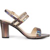 image:imageAllegra K Women Open Toe Slingback Chunky Heel Ankle Strap Sandals  3Inch Chunky Heel Adjustable Buckle Open Toe Slingback Party Office Evening Casual DatingGunmetal