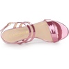 image:imageAllegra K Women Open Toe Slingback Chunky Heel Ankle Strap Sandals  3Inch Chunky Heel Adjustable Buckle Open Toe Slingback Party Office Evening Casual DatingPink