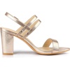 image:imageAllegra K Women Open Toe Slingback Chunky Heel Ankle Strap Sandals  3Inch Chunky Heel Adjustable Buckle Open Toe Slingback Party Office Evening Casual DatingRose Gold