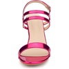 image:imageAllegra K Women Open Toe Slingback Chunky Heel Ankle Strap Sandals  3Inch Chunky Heel Adjustable Buckle Open Toe Slingback Party Office Evening Casual DatingHot Pink