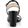 image:imageAllegra K Women Open Toe Slingback Chunky Heel Ankle Strap Sandals  3Inch Chunky Heel Adjustable Buckle Open Toe Slingback Party Office Evening Casual DatingBlack