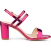 image:imageAllegra K Women Open Toe Slingback Chunky Heel Ankle Strap Sandals  3Inch Chunky Heel Adjustable Buckle Open Toe Slingback Party Office Evening Casual DatingHot Pink