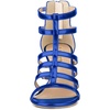 image:imageAllegra K Womens Chunky Heels Gladiators Sandals  3 inches Heel Strappy Comfortable Faux Leather perfect for Evening Party Wedding Date NightDeep Blue
