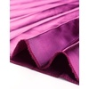 image:imageAllegra K Womens Elastic Waist Party Metallic Shiny Accordion Pleated Midi SkirtMauve