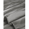 image:imageAllegra K Womens Elastic Waist Party Metallic Shiny Accordion Pleated Midi SkirtSilver Grey