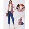image:imageAllegra K Womens Faux Fur Vest Zip Up Sleeveless Casual Fur Jacket  Stand Collar Warm Fuzzy Waistcoat OutwearPink