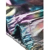 image:imageAllegra K Womens Holographic Shiny Zipper Hooded Metallic Jackets  Special material for special occasions Elastic trim with shimmer Trendy for club holidayMulticolorsquare