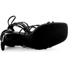 image:imageAllegra K Womens Lace Up Sandals Chunky High Heels  3 17 inches Heel Strappy Comfortable Faux Leather perfect for Evening Party Wedding Date NightBlack