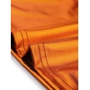 image:imageAllegra K Womens Metallic Tank Tops Shiny Sleeveless Party Disco Shirt  Glitter Metallic Tops for Halloween Christmas Cosplay Party Nightout Shimmer Round NeckDark Orange