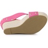 image:imageAllegra K Womens Platform Slide Wedges Sandals  4 38 inches Heel Slip on Espadrilles Wedges Crisscross Strap Open Toe Comfort Wedges for Women Dress ShoesPink