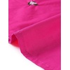 image:imageAllegra K Womens Shirt Dress A Line Embroidered Floral Mini Dresses  Casual Collar Long Sleeve Button Down Half Placket Invisible Zipper Knee LengthHot Pink