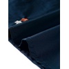 image:imageAllegra K Womens Shirt Dress A Line Embroidered Floral Mini Dresses  Casual Collar Long Sleeve Button Down Half Placket Invisible Zipper Knee LengthNavy Blue