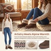 image:imageAllegra K Womens Snow Winter Shoes Anti Slip Warm Insulated Lightweight Flexible Durable BootsCoffee
