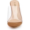 image:imageAllegra K Womens Stiletto Heel Platform Slide Sandals  3 inches Heel Slingback Comfortable PVC perfect for Evening Party Wedding Date NightBrown
