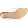 image:imageAllegra K Womens Stiletto Heel Platform Slide Sandals  3 inches Heel Slingback Comfortable PVC perfect for Evening Party Wedding Date NightBrown