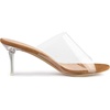 image:imageAllegra K Womens Stiletto Heel Platform Slide Sandals  3 inches Heel Slingback Comfortable PVC perfect for Evening Party Wedding Date NightBrown
