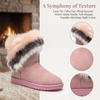 image:imageAllegra K Womens Winter Snow AntiSlip Warm Lightweight Flexible Durable NonSlip Outsole BootsPink