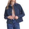 image:imageAllegra K Corduroy Jacket for Women Long Sleeve Button Down Outerwear  Corduroy Shacket Casual Fall Winter Outerwear Long Sleeve Button Up Jacket Front Pockets Lapel CollarDark Blue