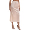 image:imageAllegra K Womens Satin Lace Trim Flared Hem Half Slip Relaxed Fit Lightweight Solid Maxi PetticoatBeige