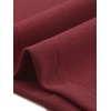 image:imageAllegra K Women Business Peplum Blazer Jacket Mini Pencil Skirt Sets  Formal Work Long Sleeve Collared Jackets Mini Pencil Bodycon Skirt Suits with BeltBurgundy