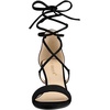image:imageAllegra K Women Kitten Heel Lace Up Open Toe Sandals  ABS outsole 2 38 inches heel height Trendy and elegant look Ankle strap fastening Open toe designBlack
