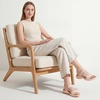 image:imageAllegra K Women Open Toe Wedge Low Heel Hook and Loop Platform Sandals  Slingback design with ankle strap Cushioned footbed for comfort Perfect for casual outings Hook and loop closurePink
