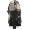 image:imageAllegra K Womens Houndstooth Platform Stiletto Heels Mary Janes Pumps  Party ShoesBlack Brown