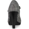 image:imageAllegra K Womens Houndstooth Platform Stiletto Heels Mary Janes Pumps  Party ShoesBlack White