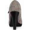 image:imageAllegra K Womens Houndstooth Platform Stiletto Heels Mary Janes Pumps  Party ShoesBrown