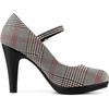 image:imageAllegra K Womens Houndstooth Platform Stiletto Heels Mary Janes Pumps  Party ShoesBrown