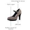 image:imageAllegra K Womens Houndstooth Platform Stiletto Heels Mary Janes Pumps  Party ShoesBrown