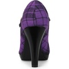 image:imageAllegra K Womens Houndstooth Platform Stiletto Heels Mary Janes Pumps  Party ShoesPurple
