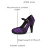 image:imageAllegra K Womens Houndstooth Platform Stiletto Heels Mary Janes Pumps  Party ShoesPurple