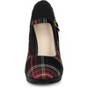 image:imageAllegra K Womens Houndstooth Platform Stiletto Heels Mary Janes Pumps  Party ShoesRed Green