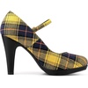 image:imageAllegra K Womens Houndstooth Platform Stiletto Heels Mary Janes Pumps  Party ShoesYellow