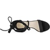image:imageAllegra K Womens Open Toe Lace Up Mid Chunky Heeled Sandals  Party SandalsBlack